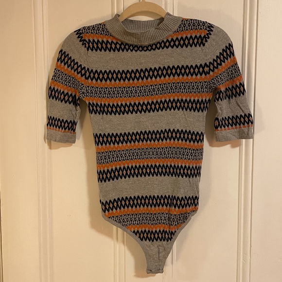 Free People reversible Winter Warmer Sweater Bodysuit - Picture 6 of 7